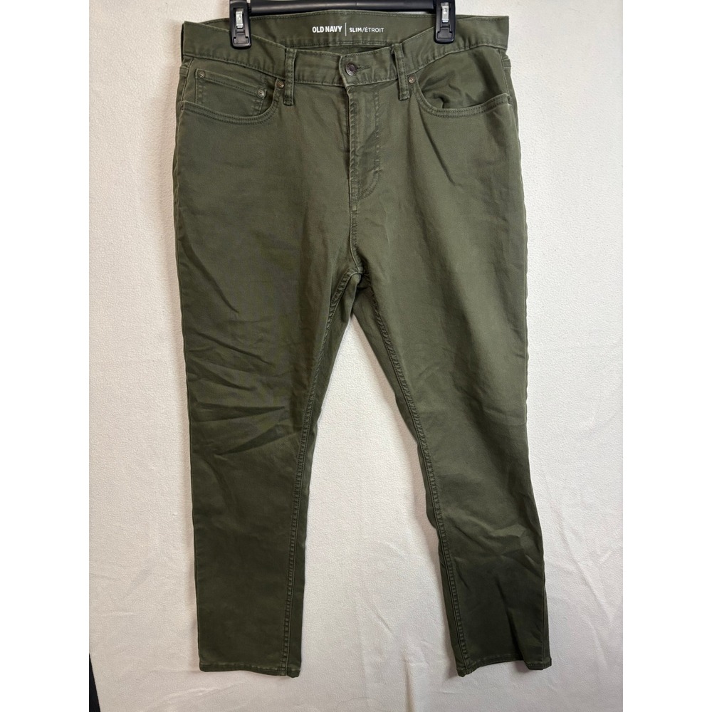 MENS Bundle Mens Old Navy Slim Chino Pants 34x30 & H&M Regular Fit Shorts Medium